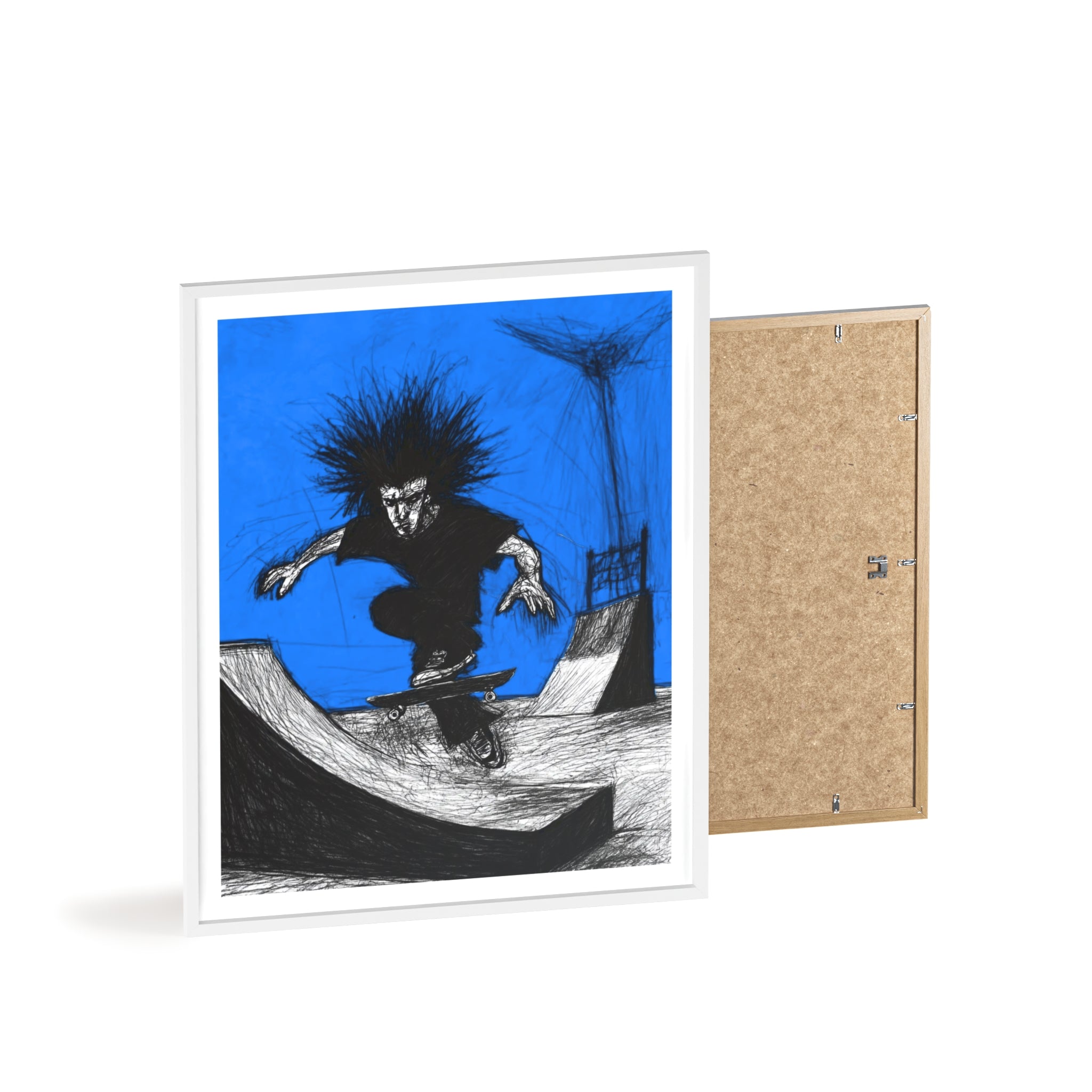 Halfpipe Flight - Framed Art Print