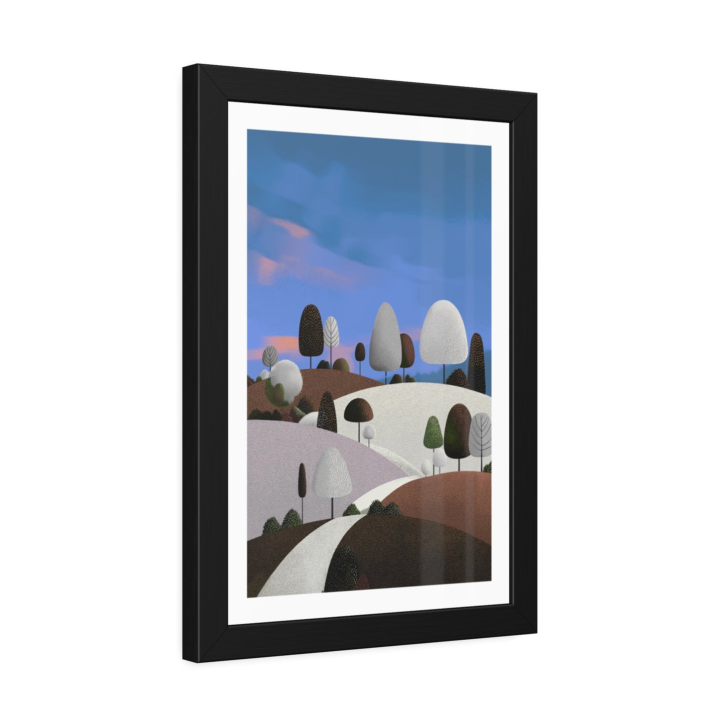 Evening Walk - Framed paper poster