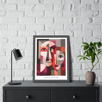 Eternity with you -  Framed Poster Print