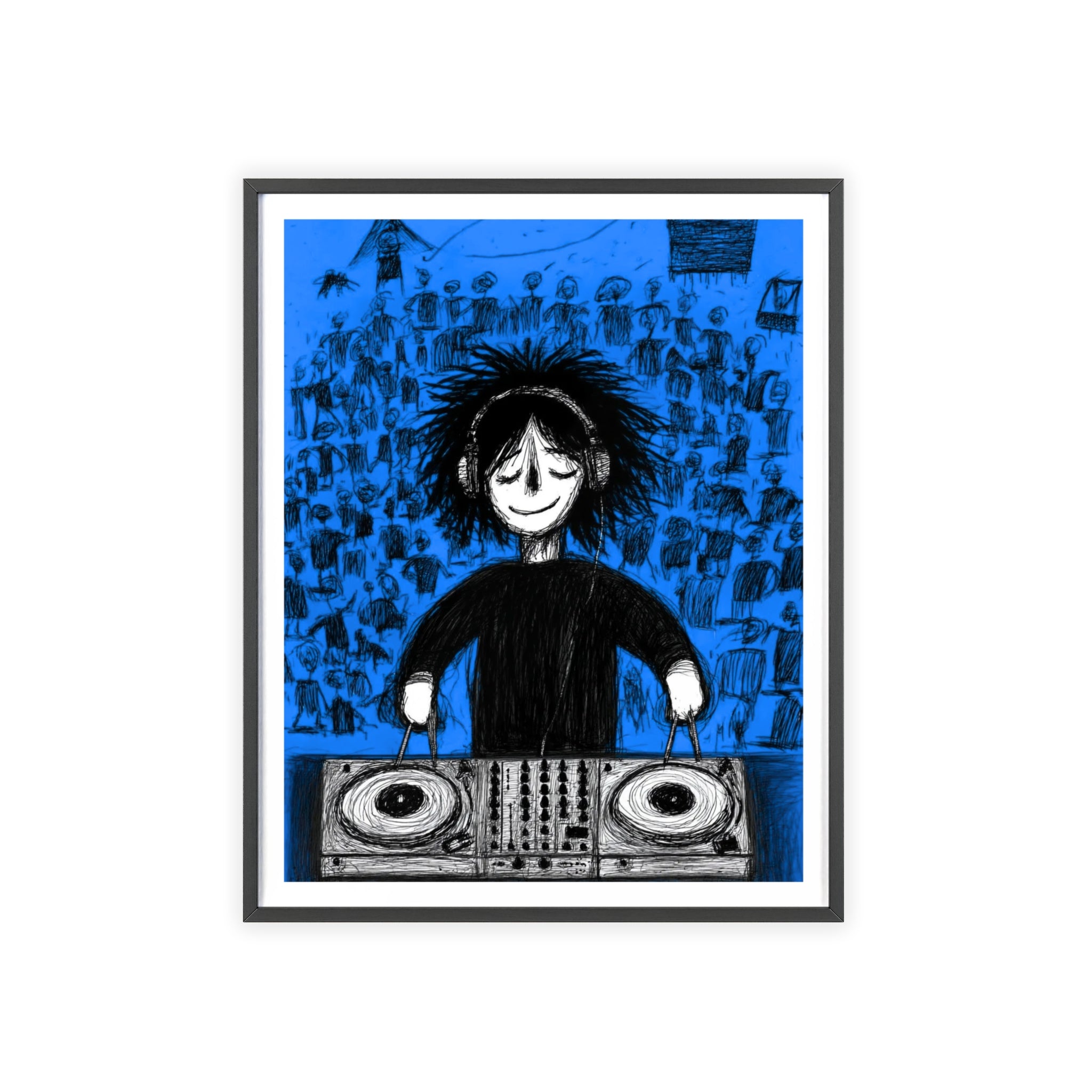 In The Mix - Framed Art Print