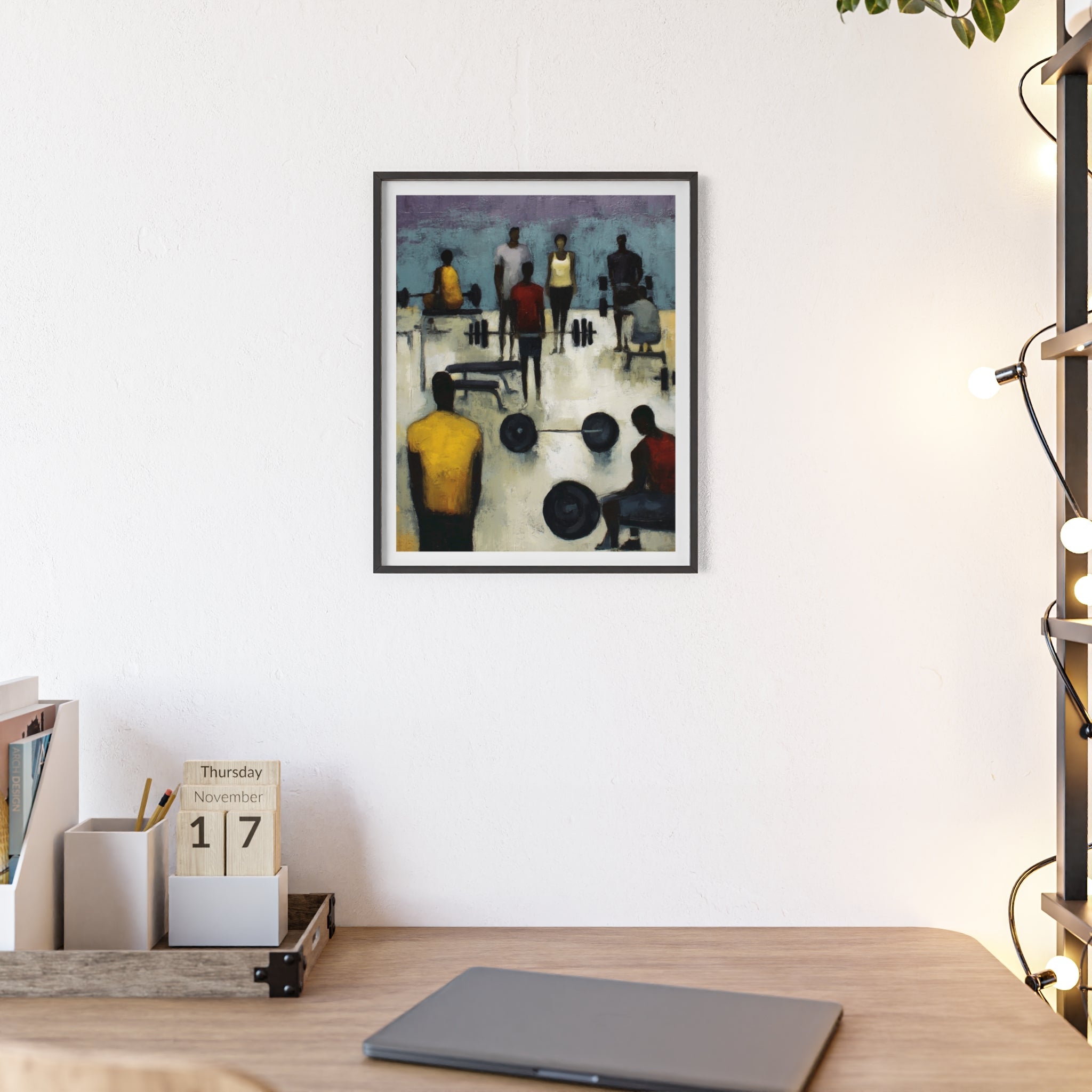 The Collective Push - Framed Art Print