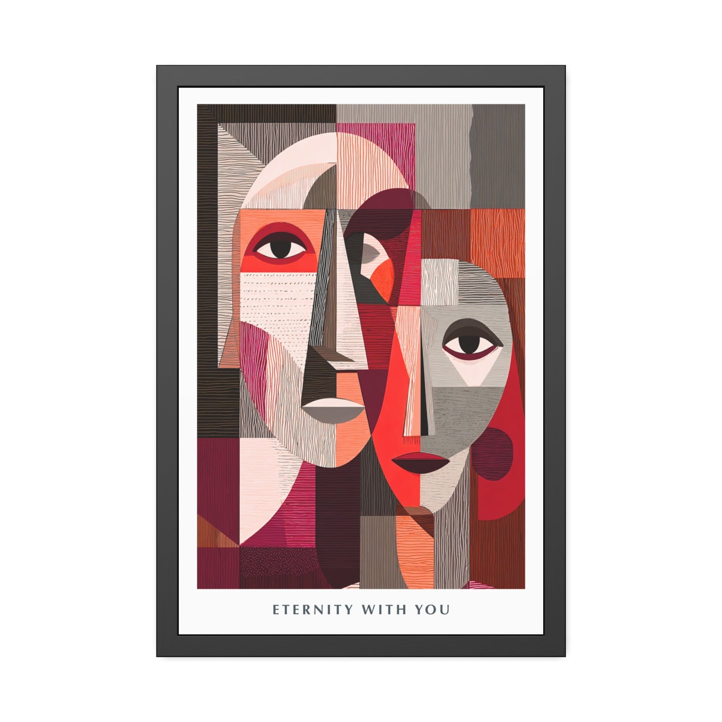 Eternity with you -  Framed Poster Print