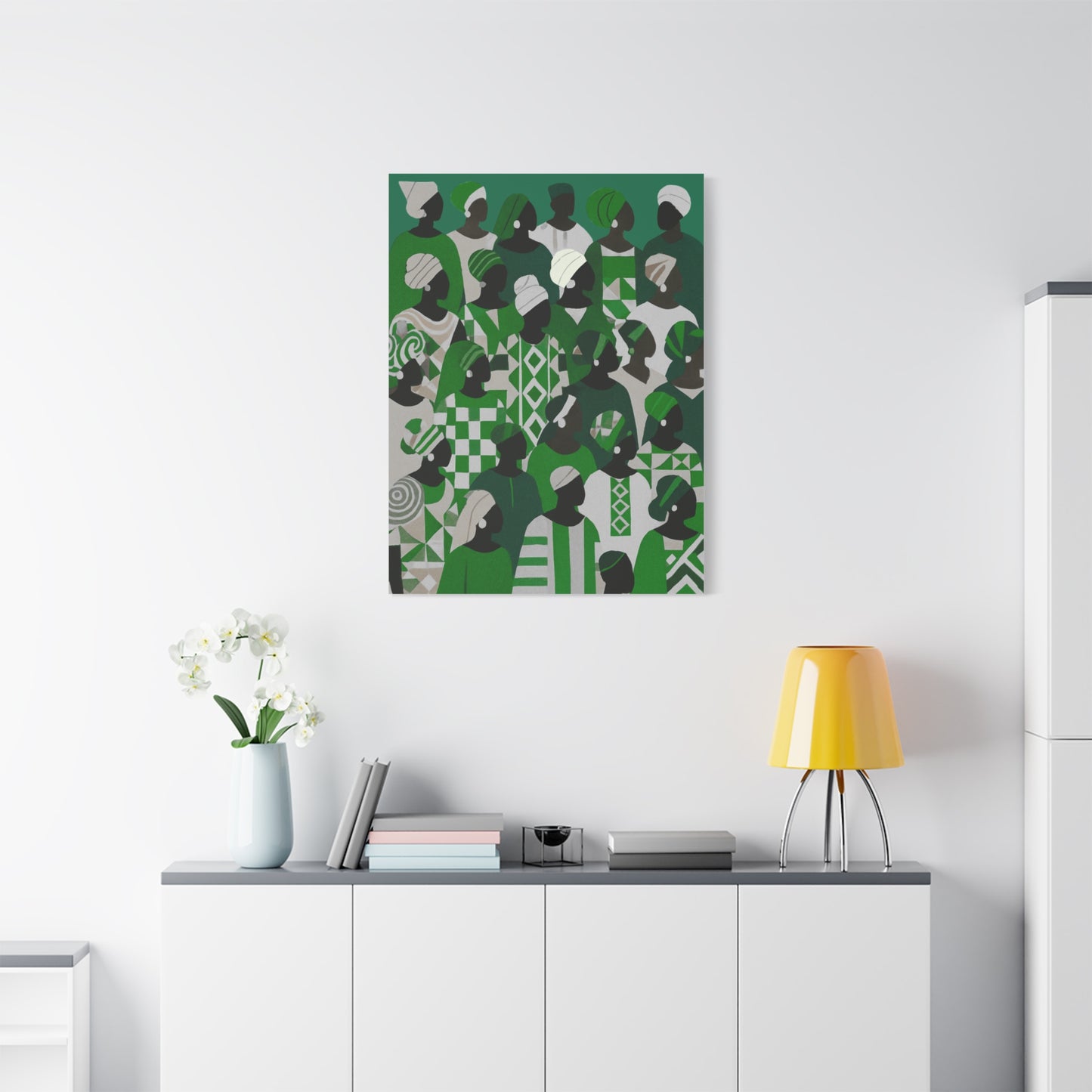 Emerald Unity - Matte Finish, Stretched, 1 25"