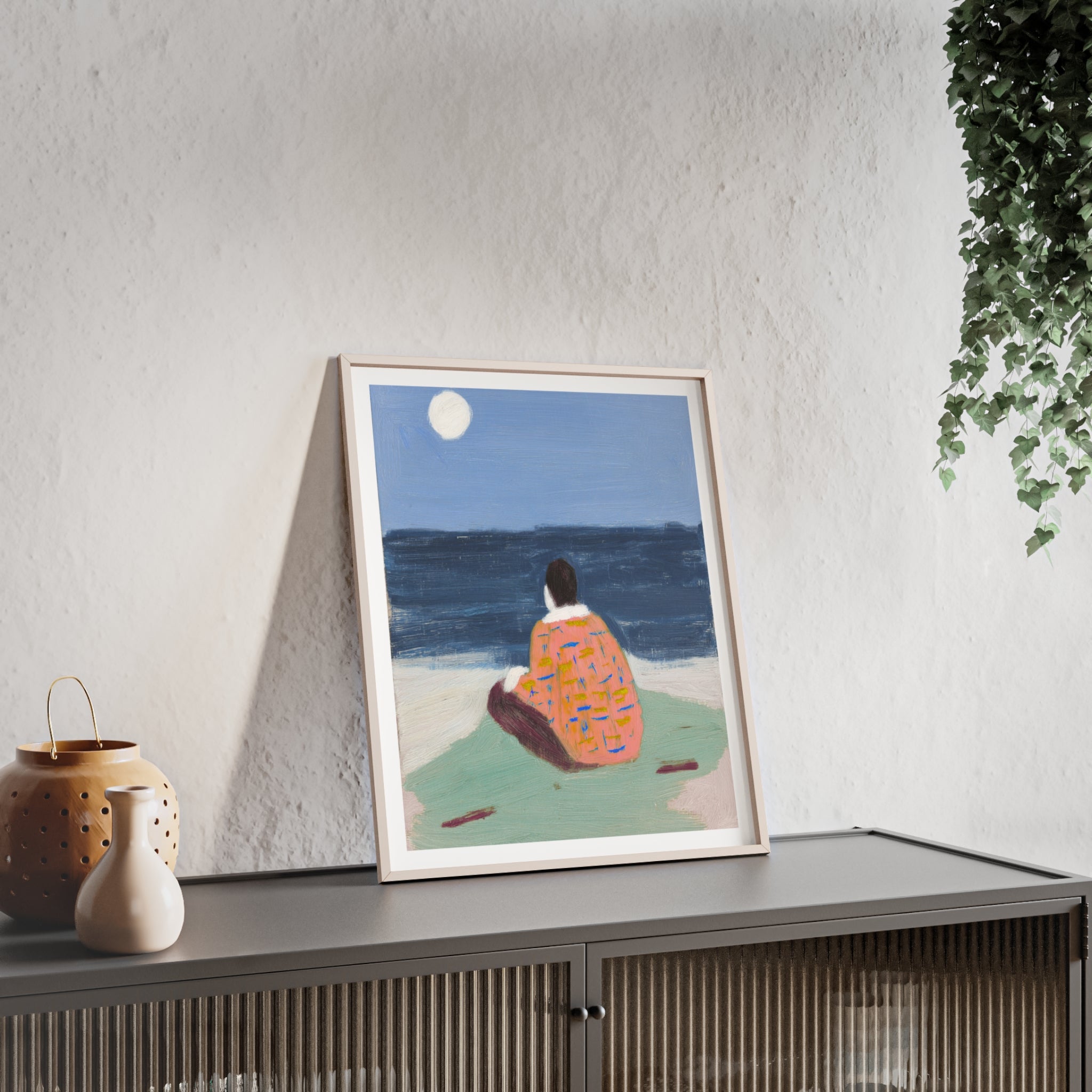 Moon Watch - Framed Art Print