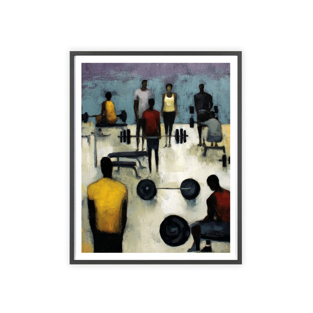 The Collective Push - Framed Art Print