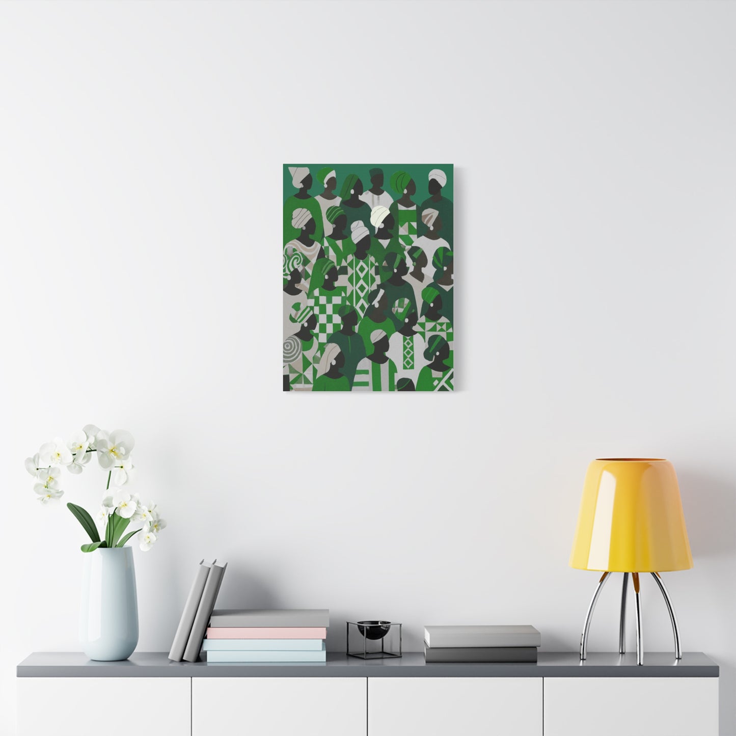 Emerald Unity - Matte Finish, Stretched, 1 25"