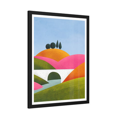 Sunset Ridge - Framed paper poster