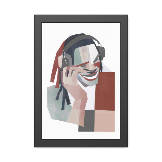 Happy Face Man - Poster Print Design