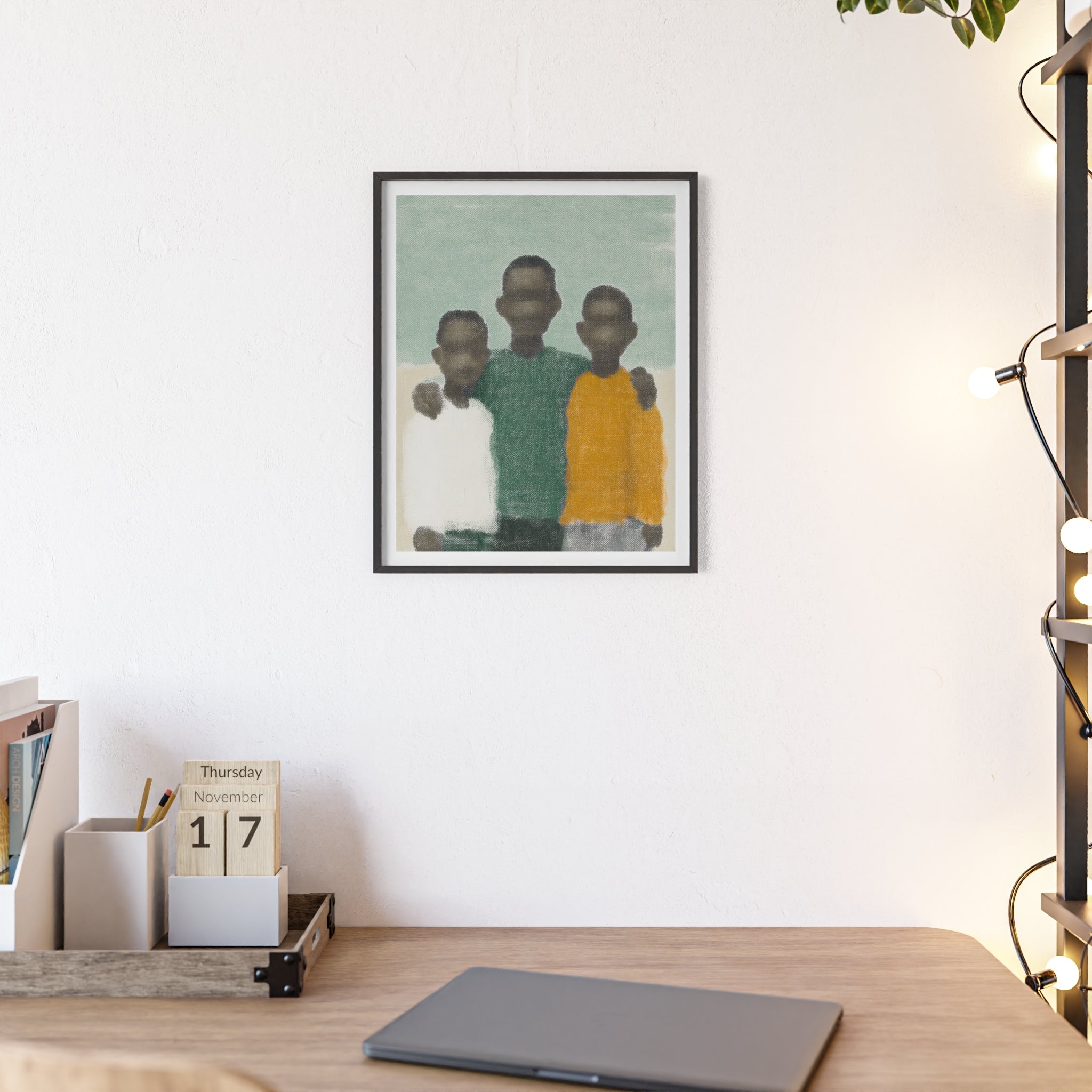 Three Together - Framed Art Print