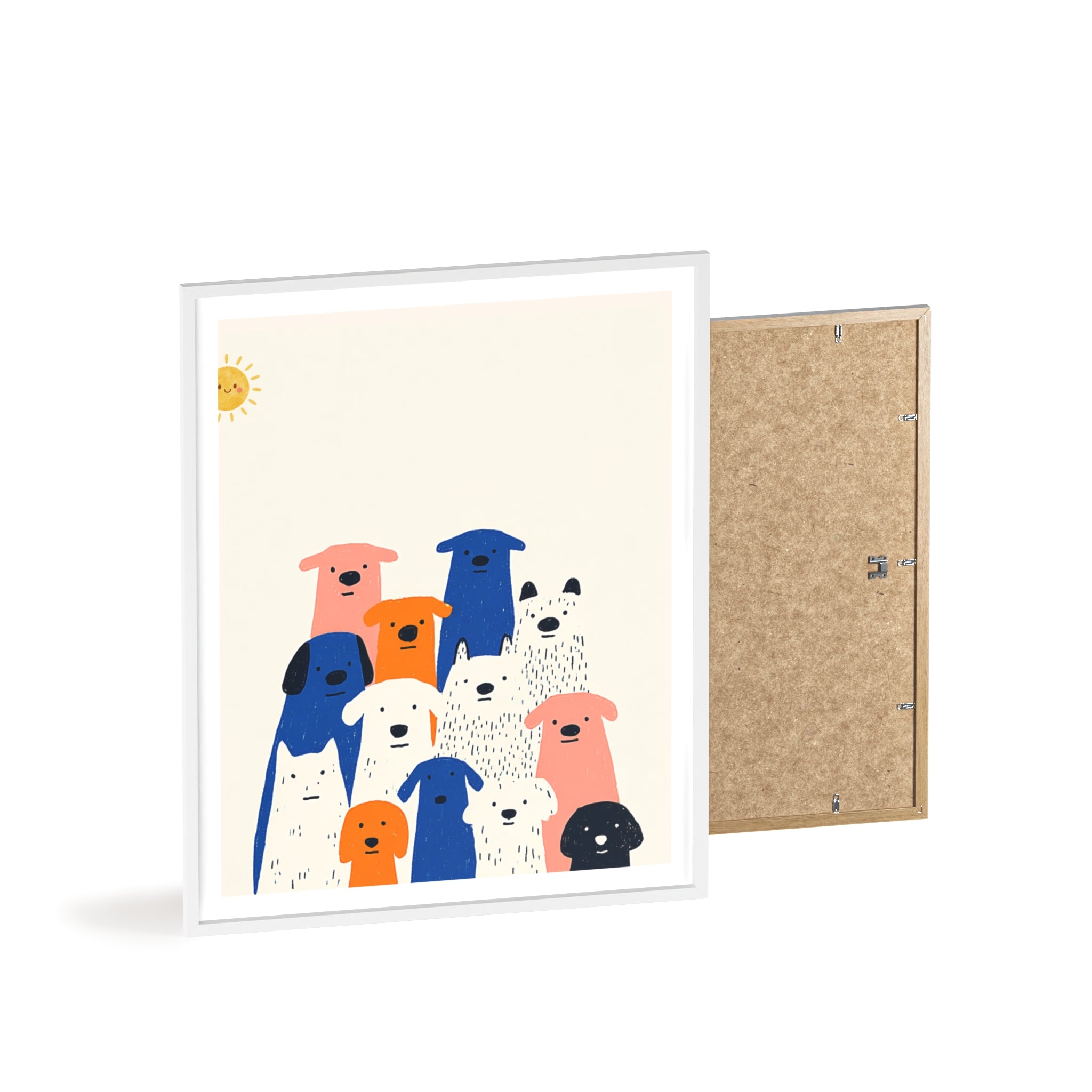 The Whole Pack - Framed Art Print