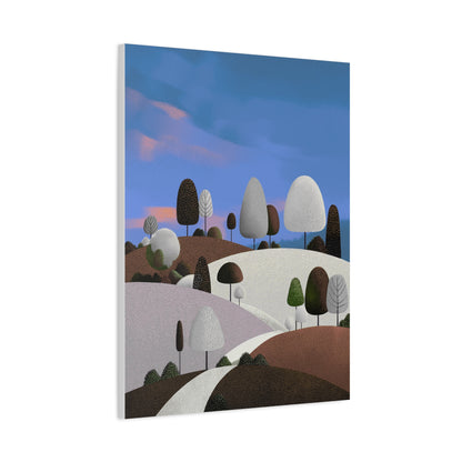 Evening Walk - Canvas Print, Matte Finish, Stretched, 1 25"
