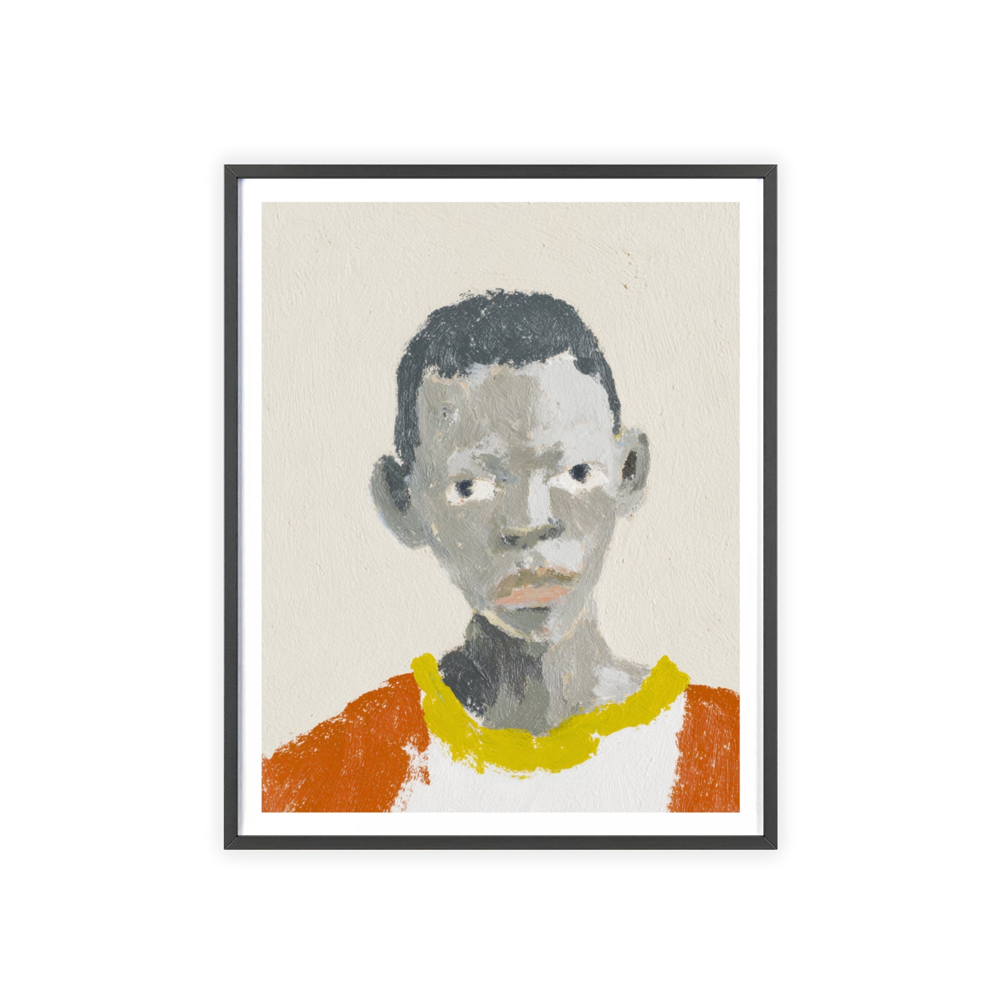 Chartreuse Accent - Framed Art Print