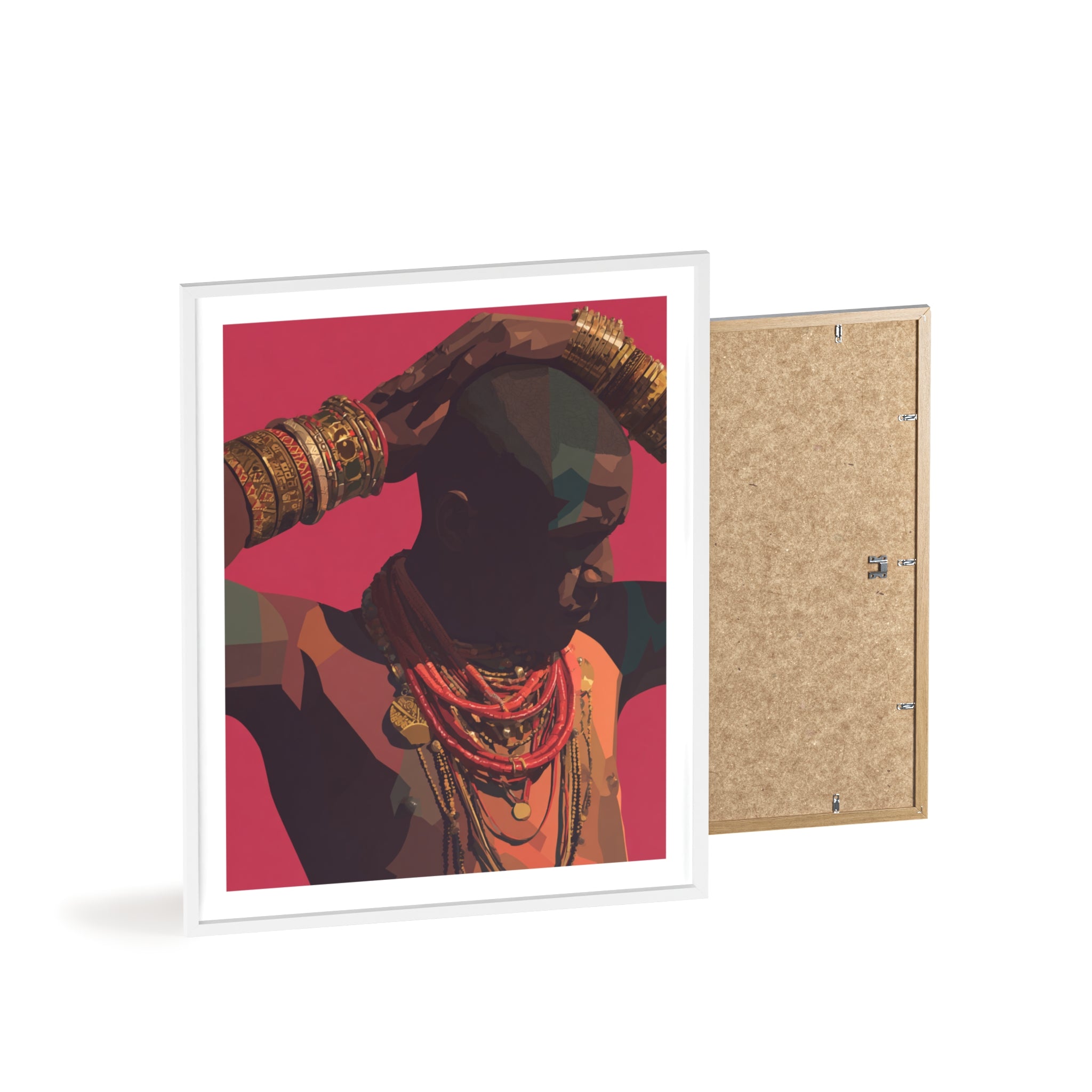 Chroma Crown - Framed Art Print