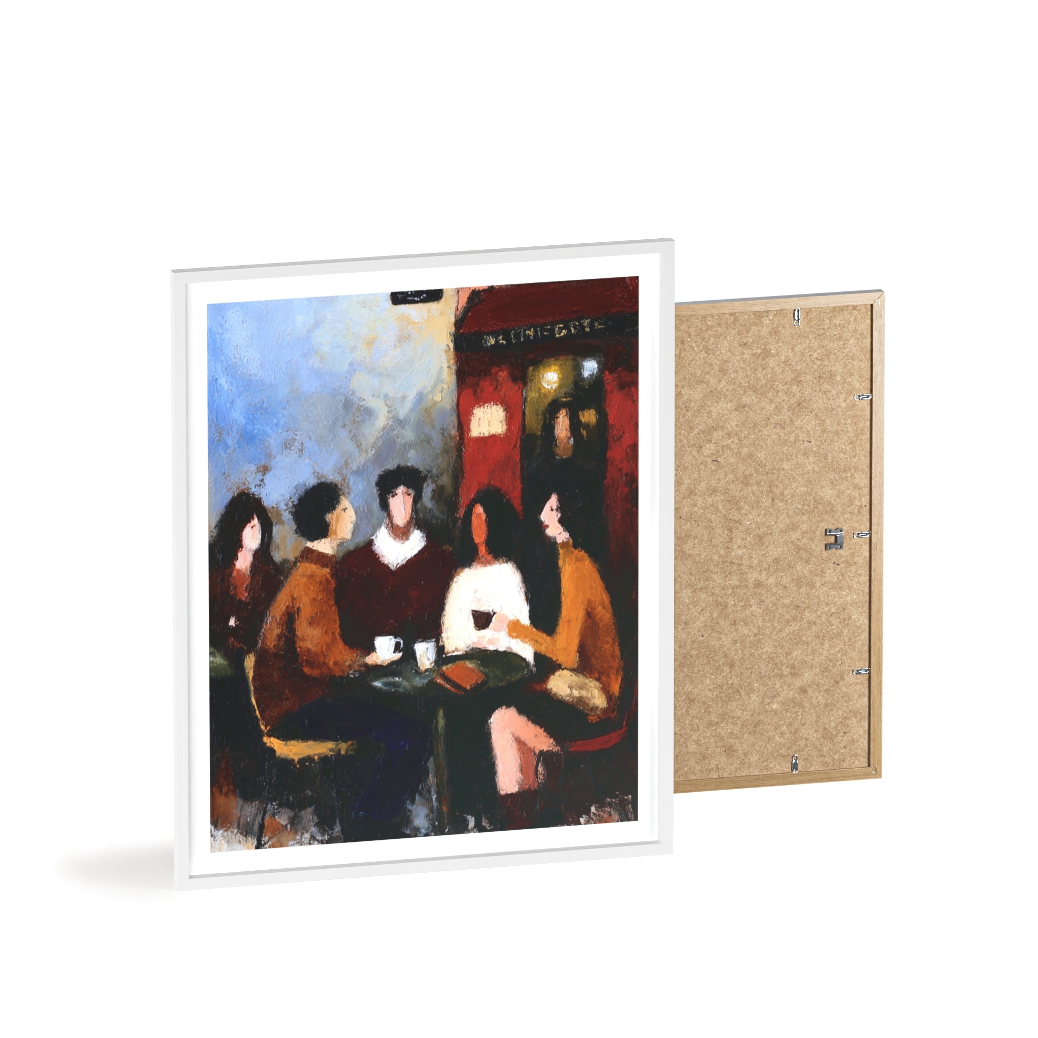 Coffee & Company - Framed Art Print