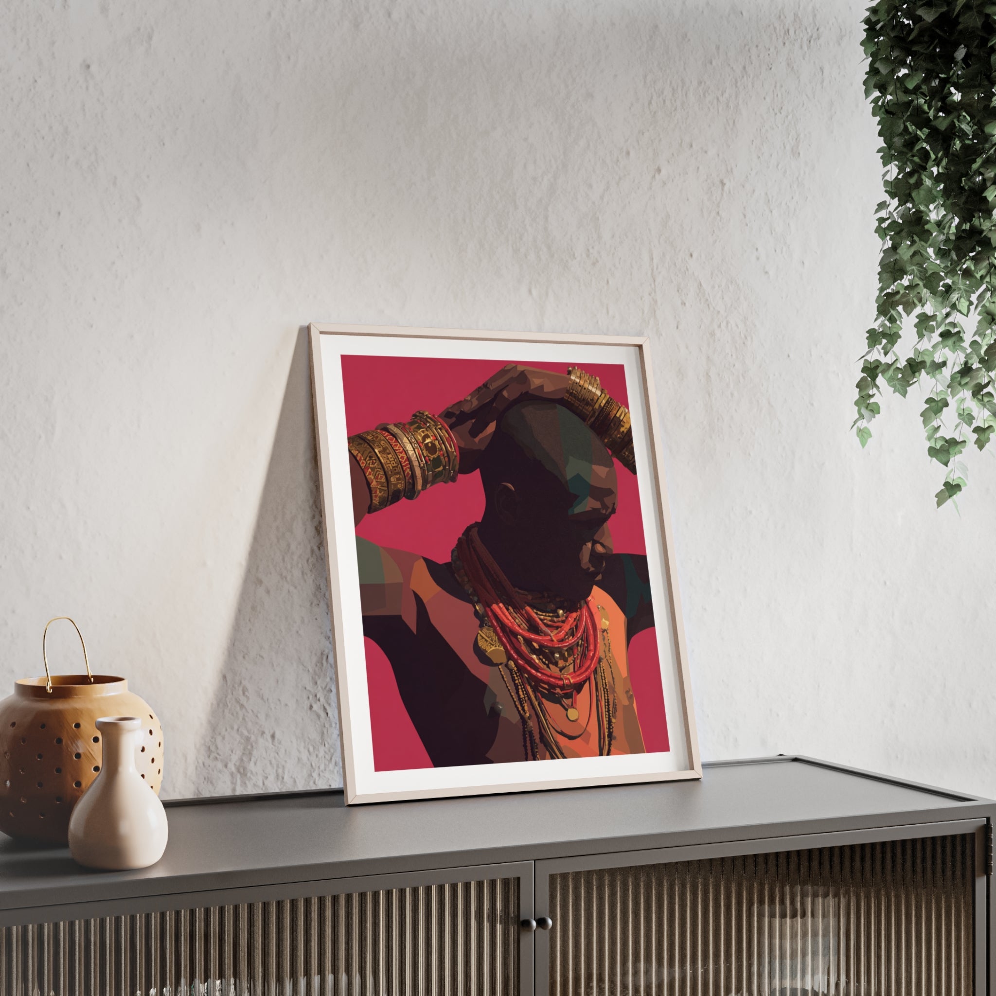 Chroma Crown - Framed Art Print