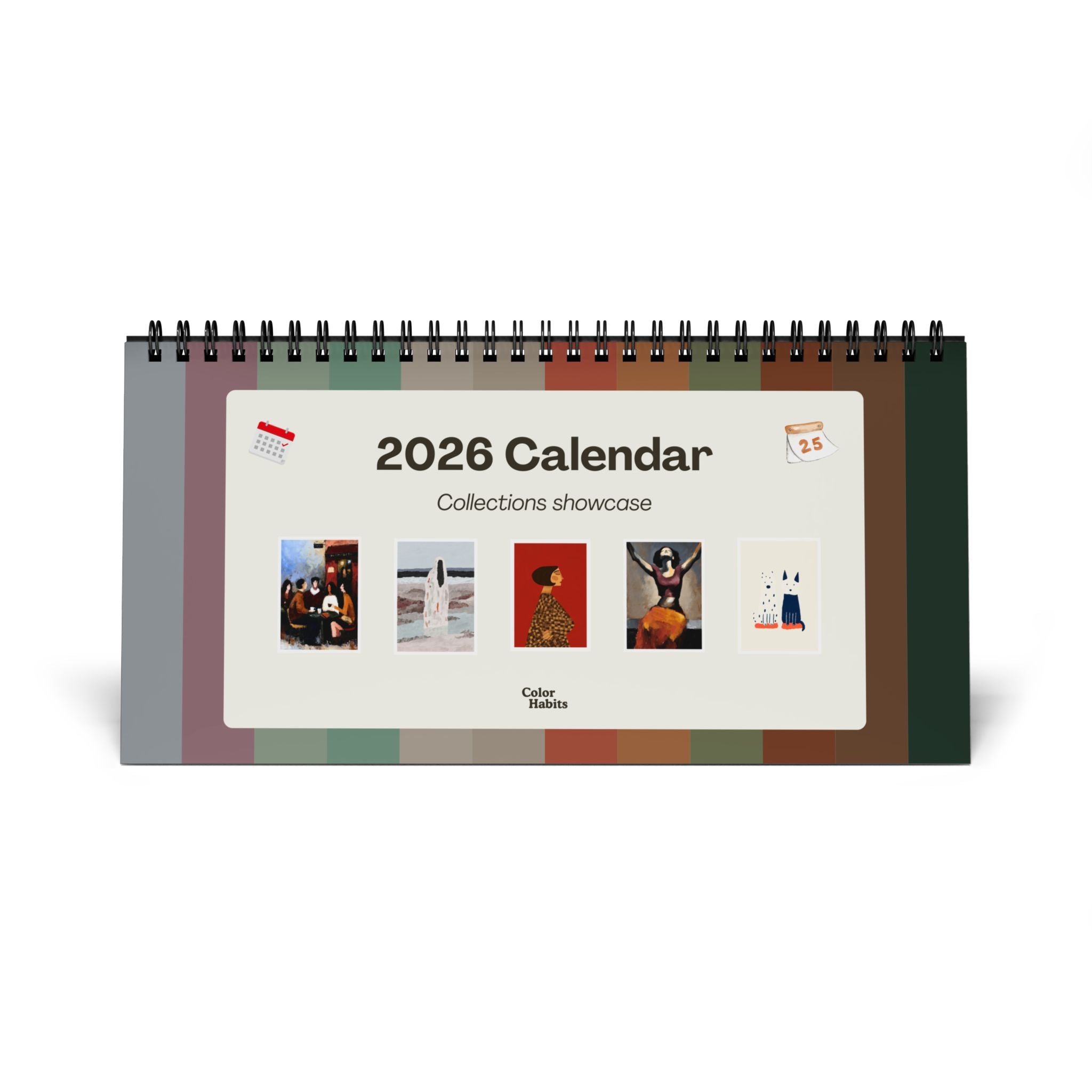 2026 Color Habits Art Calendar - A Year of Memories & Color Stories