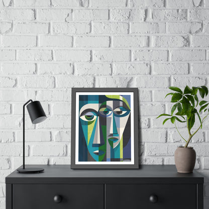 Duality in motion - No text -  Framed Poster Print