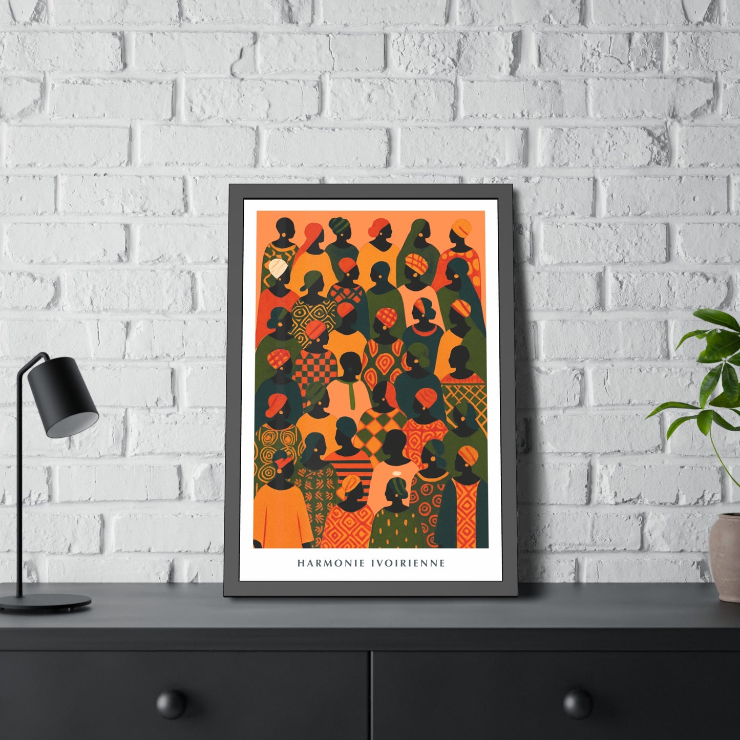 Harmonie Ivorienne - Framed Poster Print