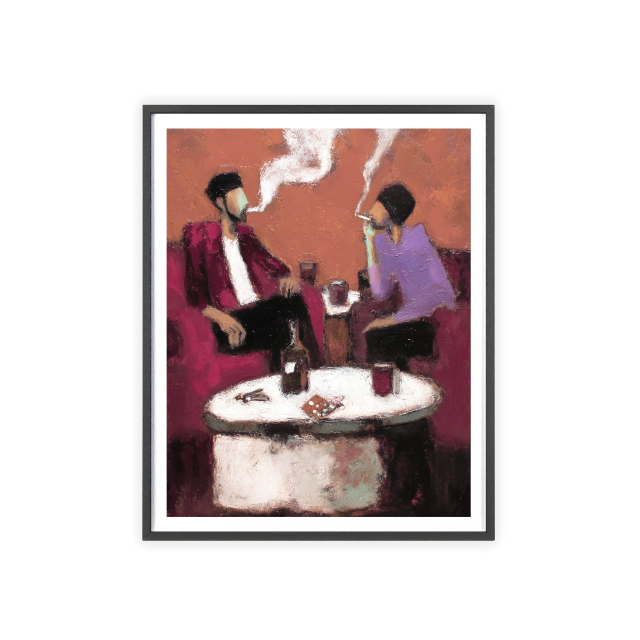 The Conversation - Framed Art Print