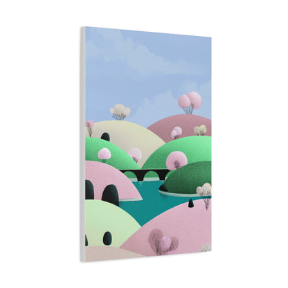 Spring Bridge - Matte Finish, Stretched, 1 25"