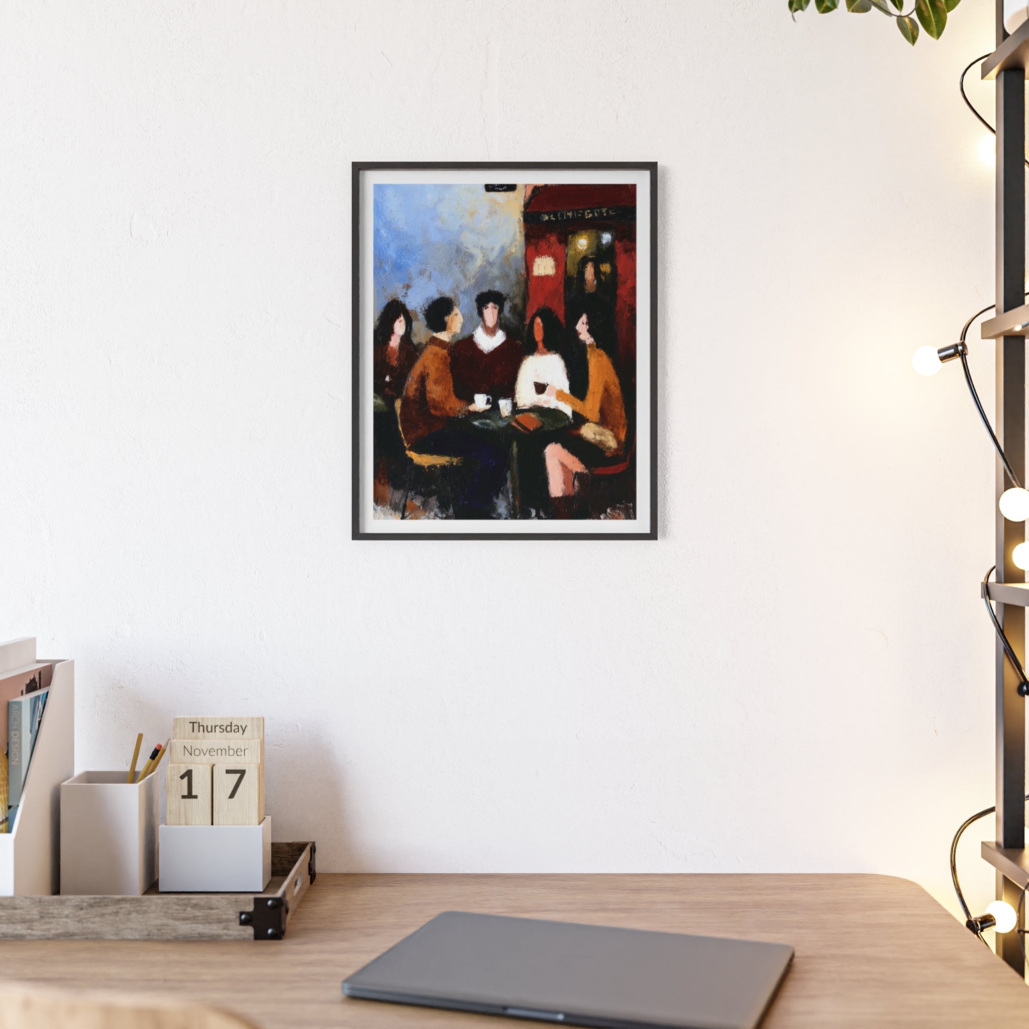 Coffee & Company - Framed Art Print
