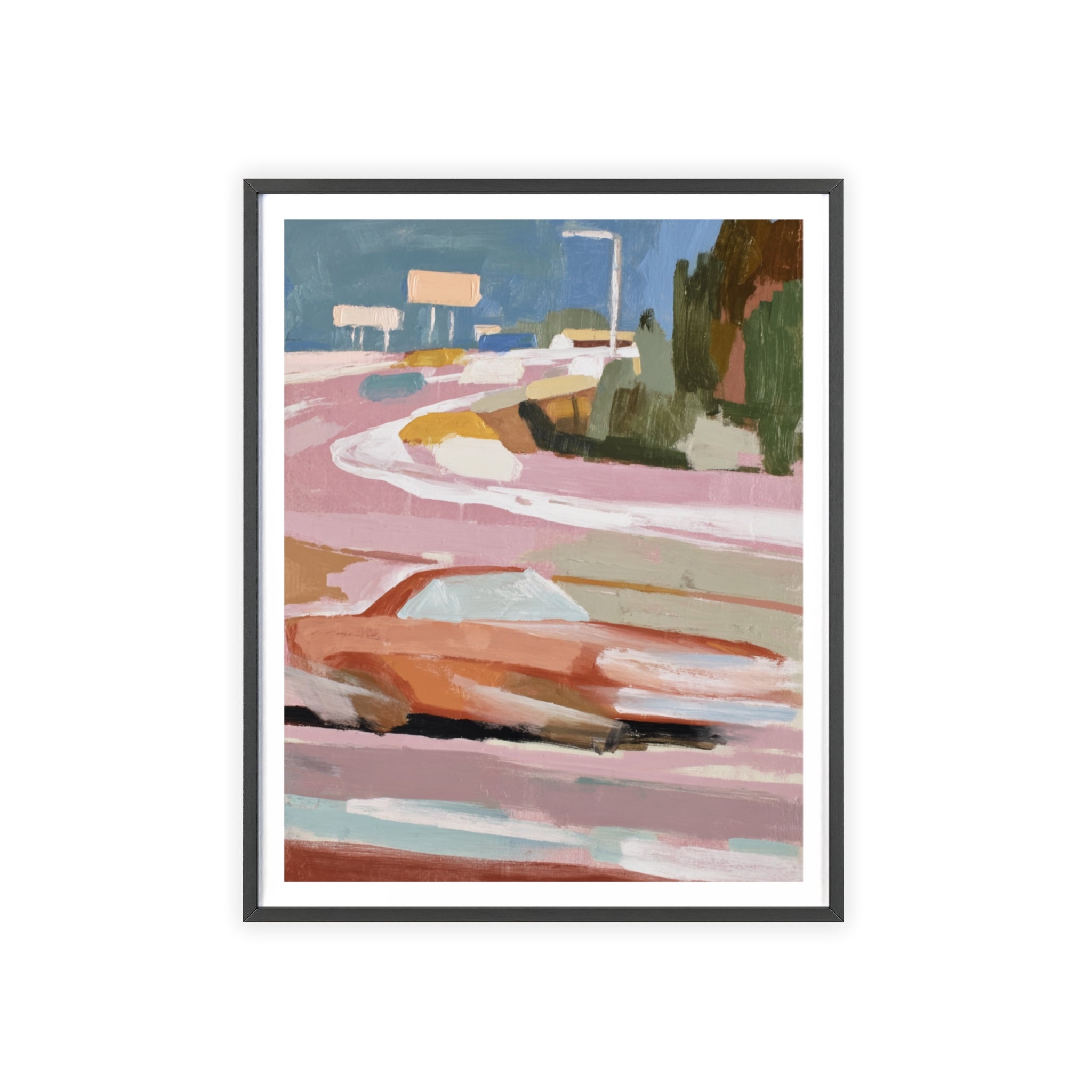 Coral Coupe - Framed Art Print