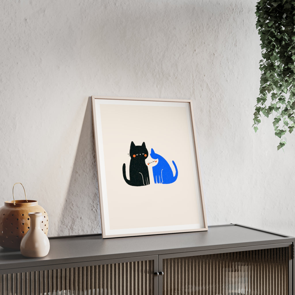 Quiet Affection - Framed Art Print