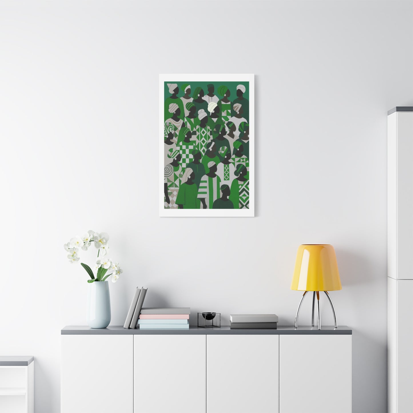 Emerald Unity - Matte Finish, Stretched, 1 25"