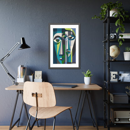 Duality in motion - No text -  Framed Poster Print