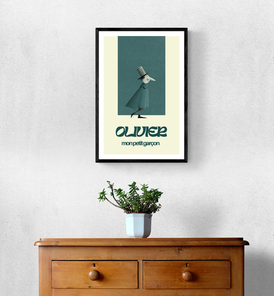Olivier (Mon petit garçon) - Framed Poster Print