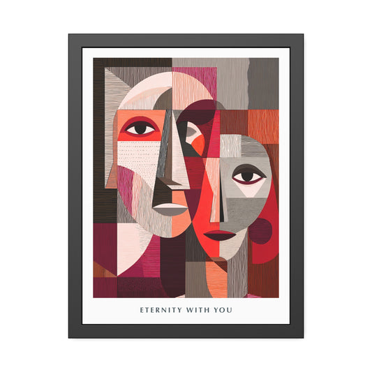Eternity with you -  Framed Poster Print