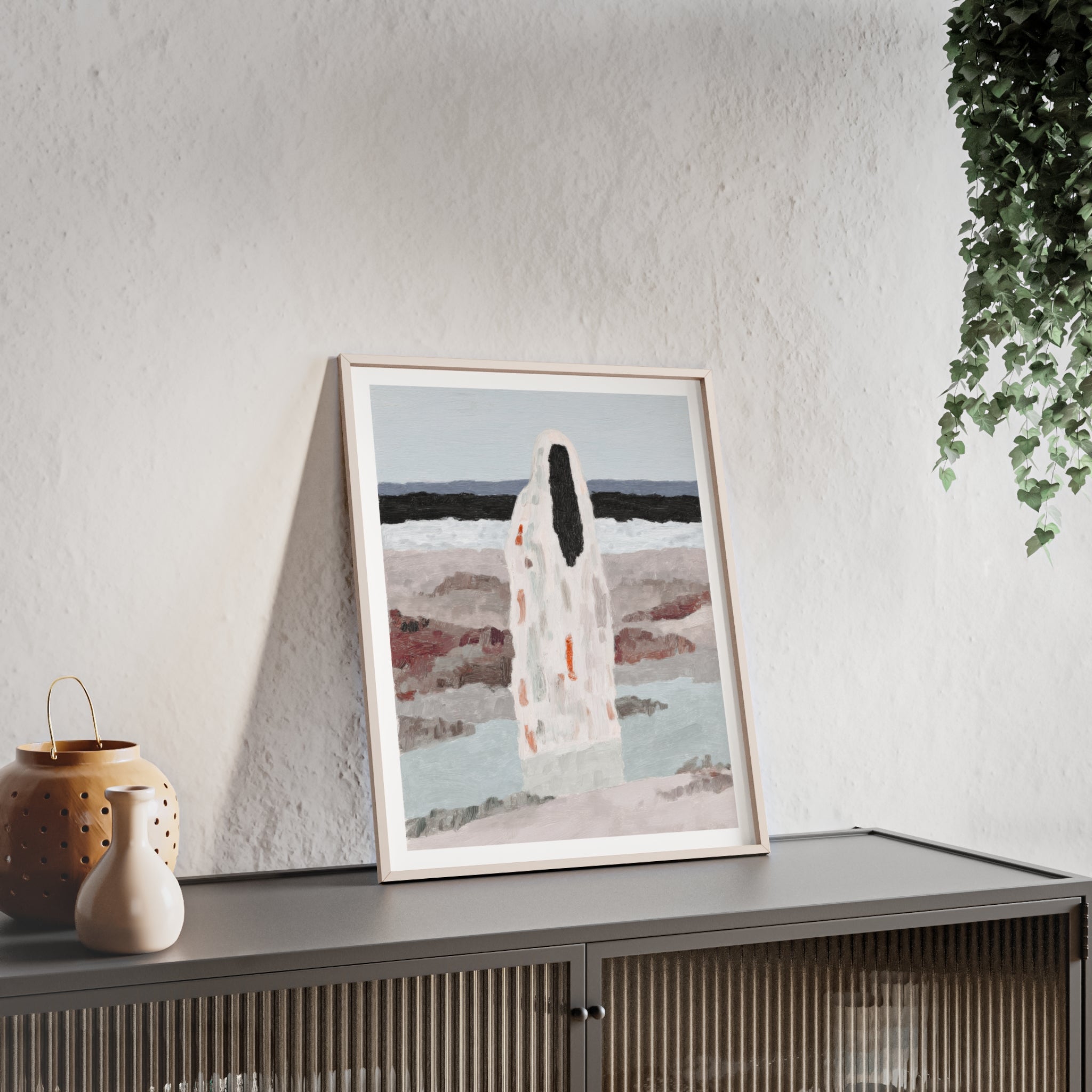 Shore Standing - Framed Art Print
