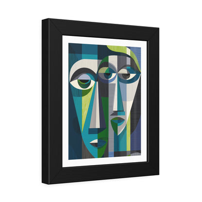 Duality in motion - No text -  Framed Poster Print
