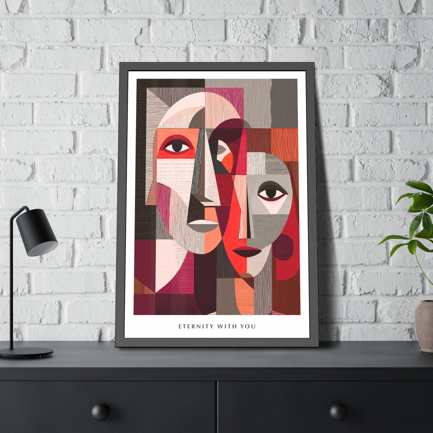Eternity with you -  Framed Poster Print