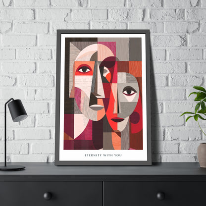 Eternity with you -  Framed Poster Print