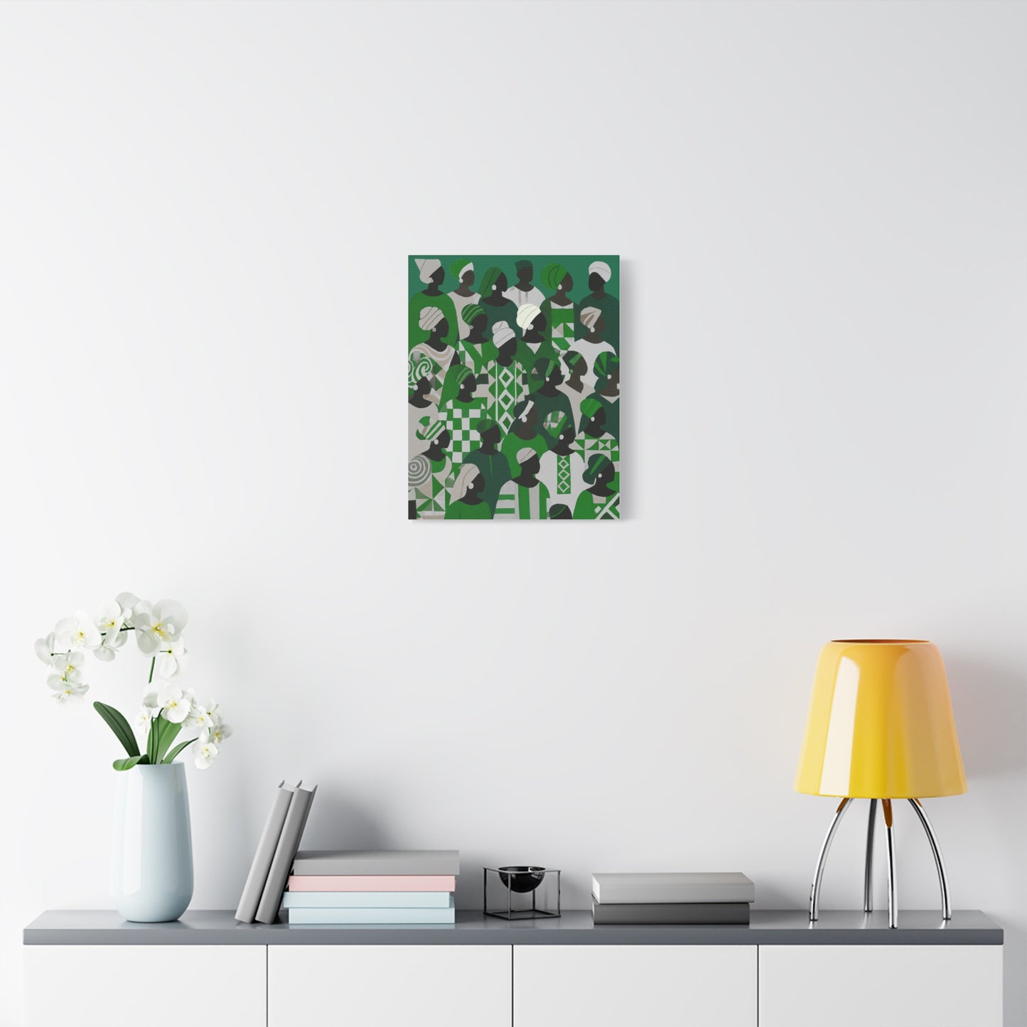 Emerald Unity - Matte Finish, Stretched, 1 25"
