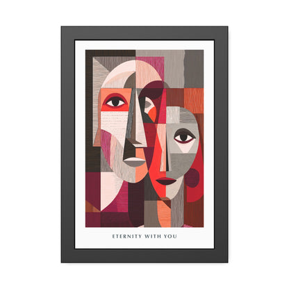 Eternity with you -  Framed Poster Print