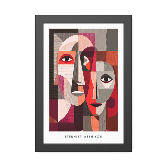 Eternity with you -  Framed Poster Print
