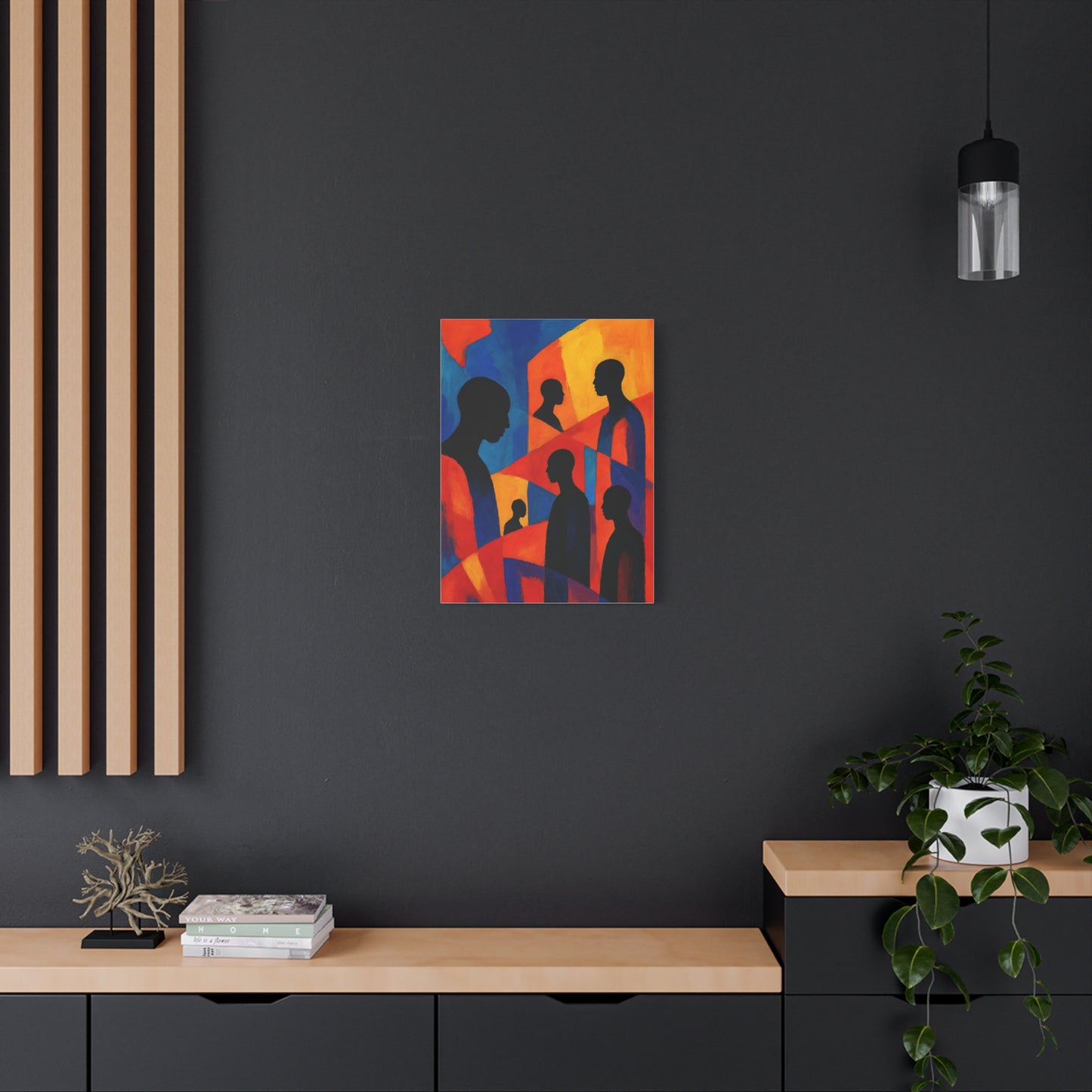 Convergence - Matte Finish, Stretched, 1 25"