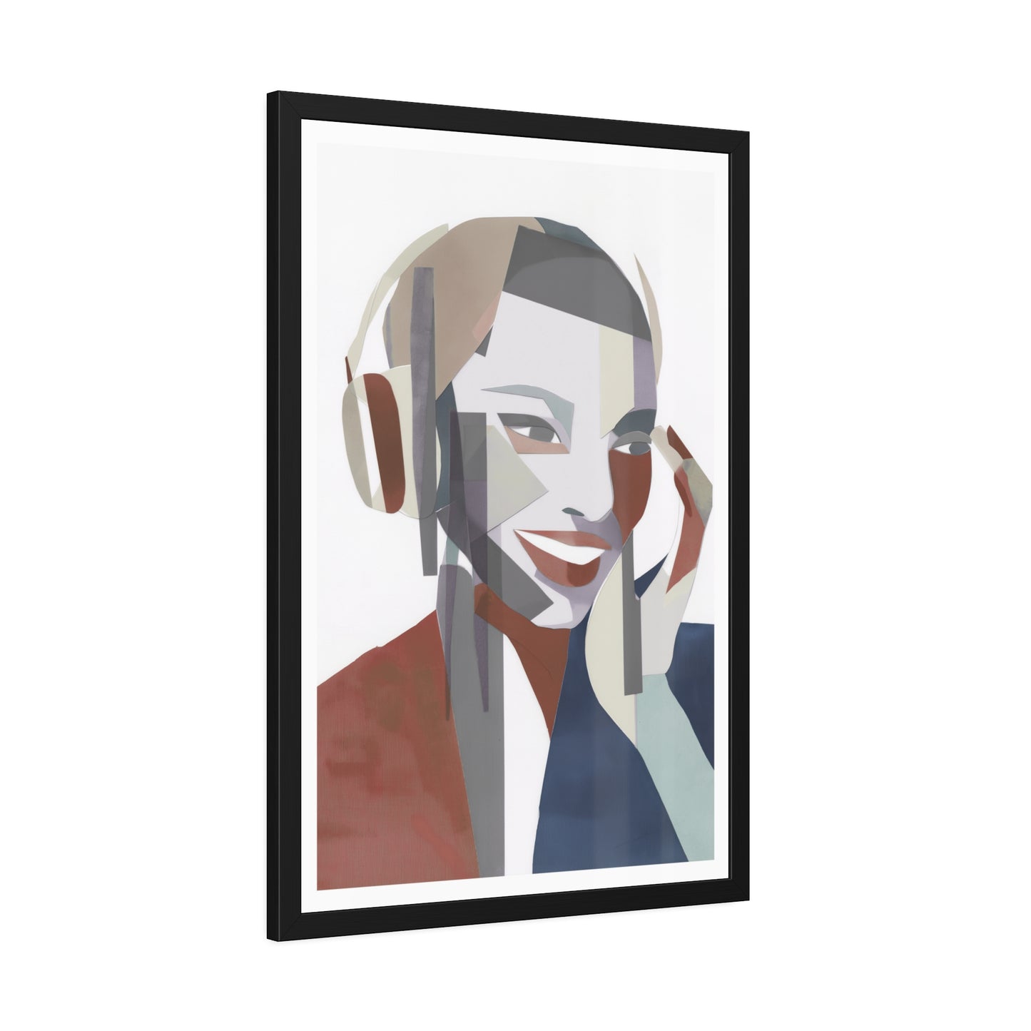 Happy Face Lady - Poster Print Design