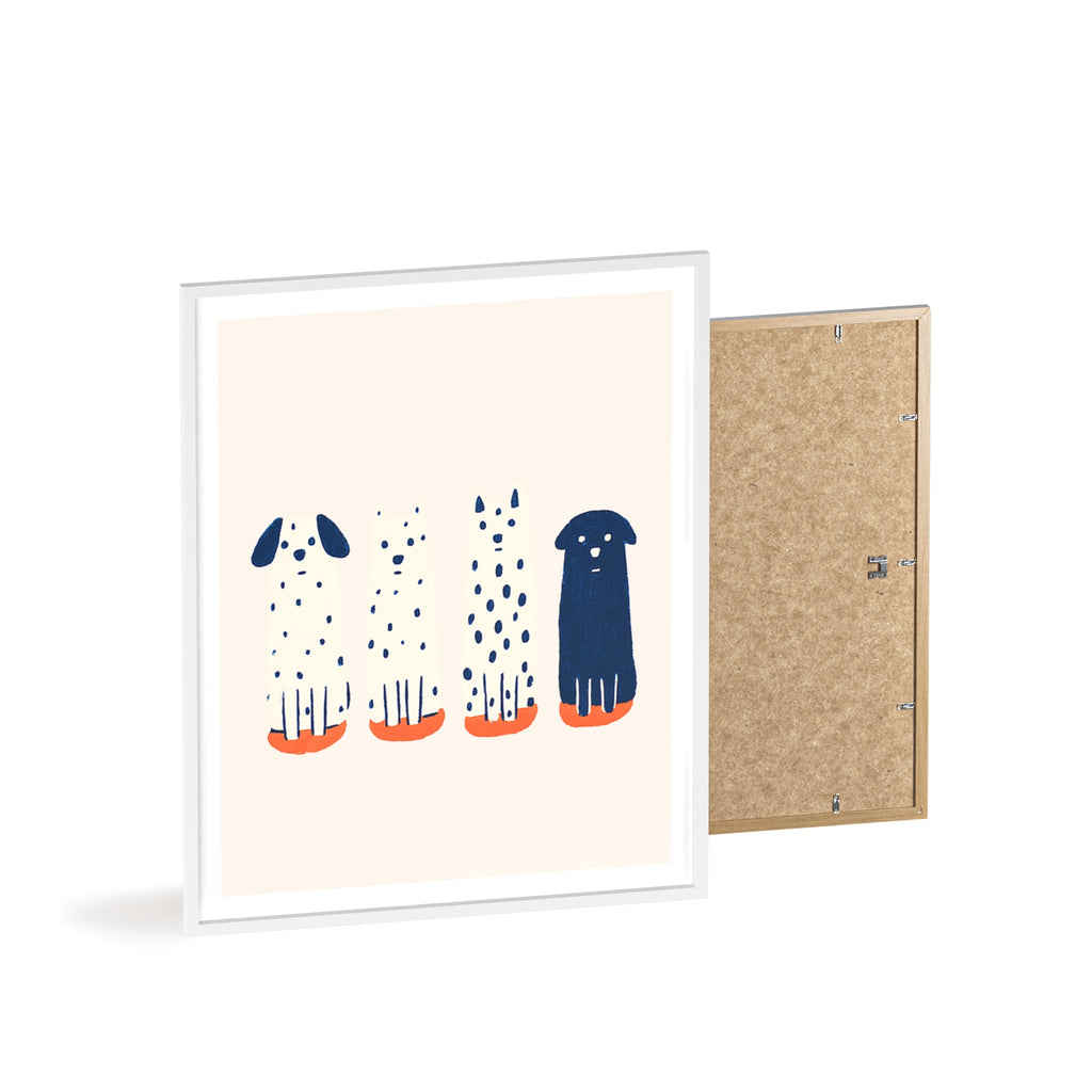 The Four - Framed Art Print