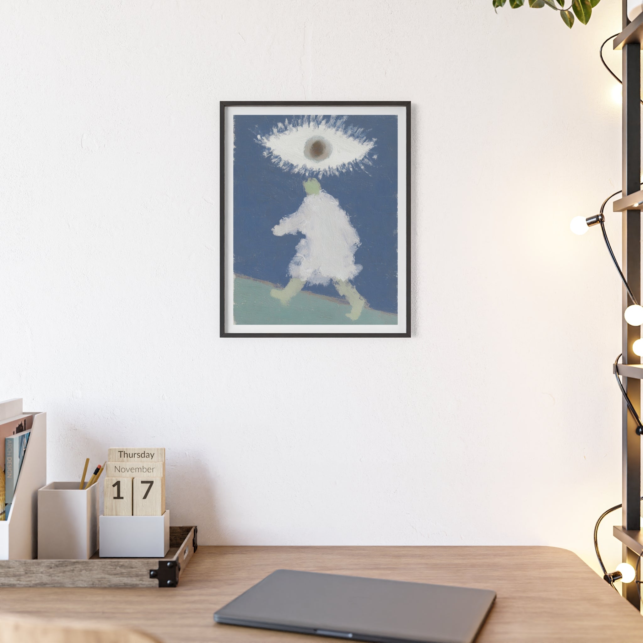 The Watcher - Framed Art Print
