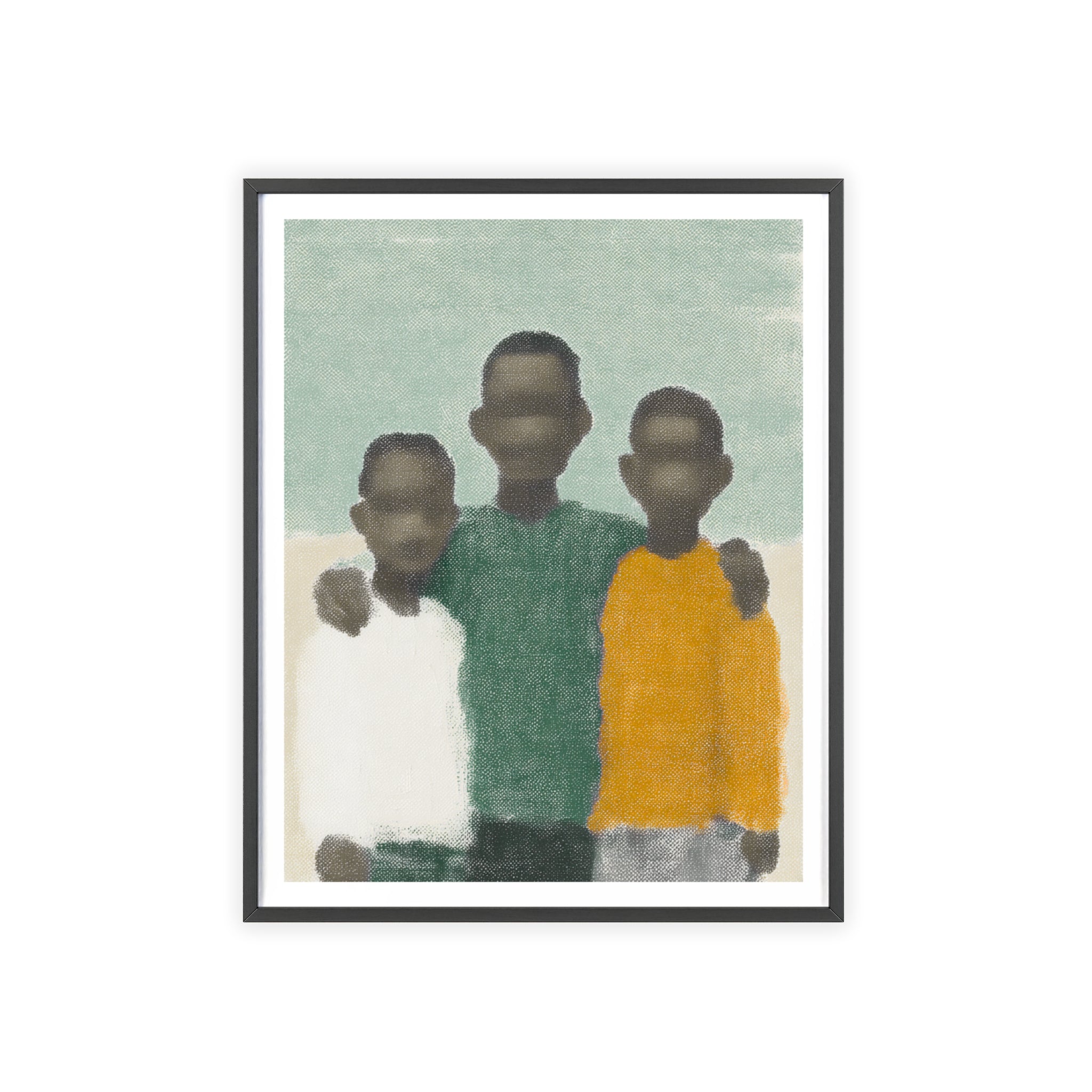 Three Together - Framed Art Print