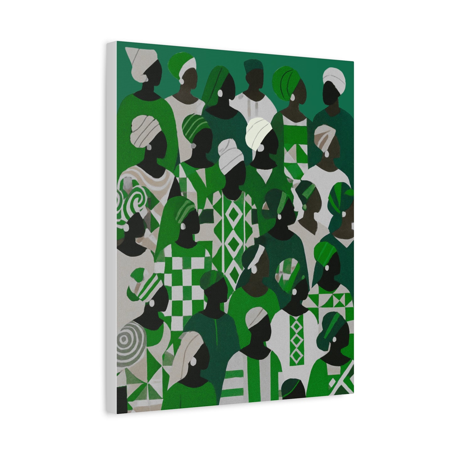 Emerald Unity - Matte Finish, Stretched, 1 25"