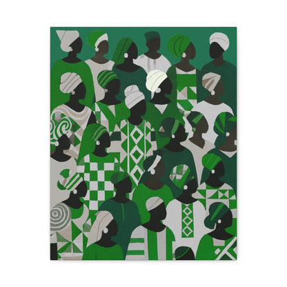 Emerald Unity - Matte Finish, Stretched, 1 25"