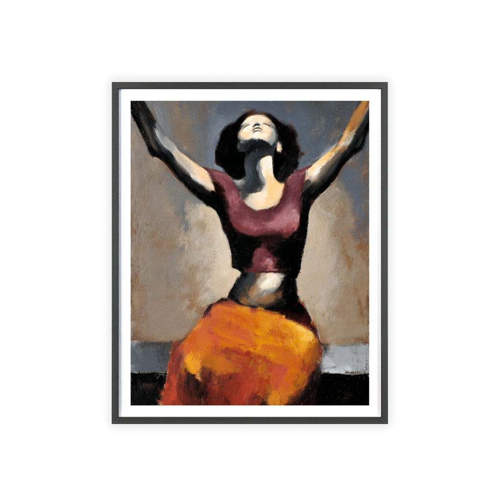 Stretch & Reach - Framed Art Print