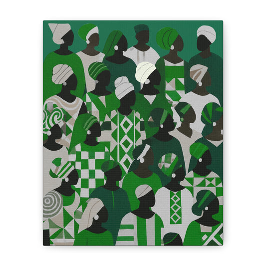 Emerald Unity - Matte Finish, Stretched, 1 25"