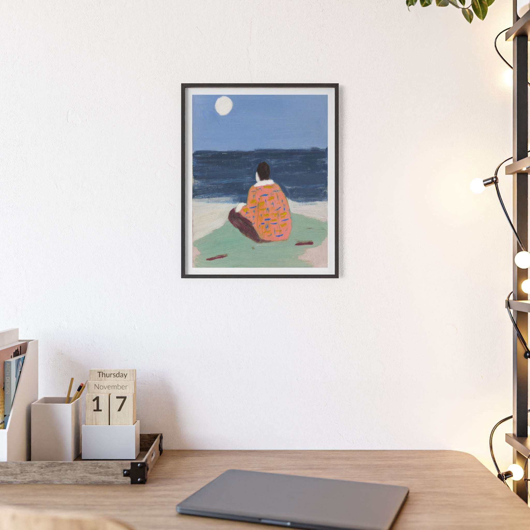 Moon Watch - Framed Art Print