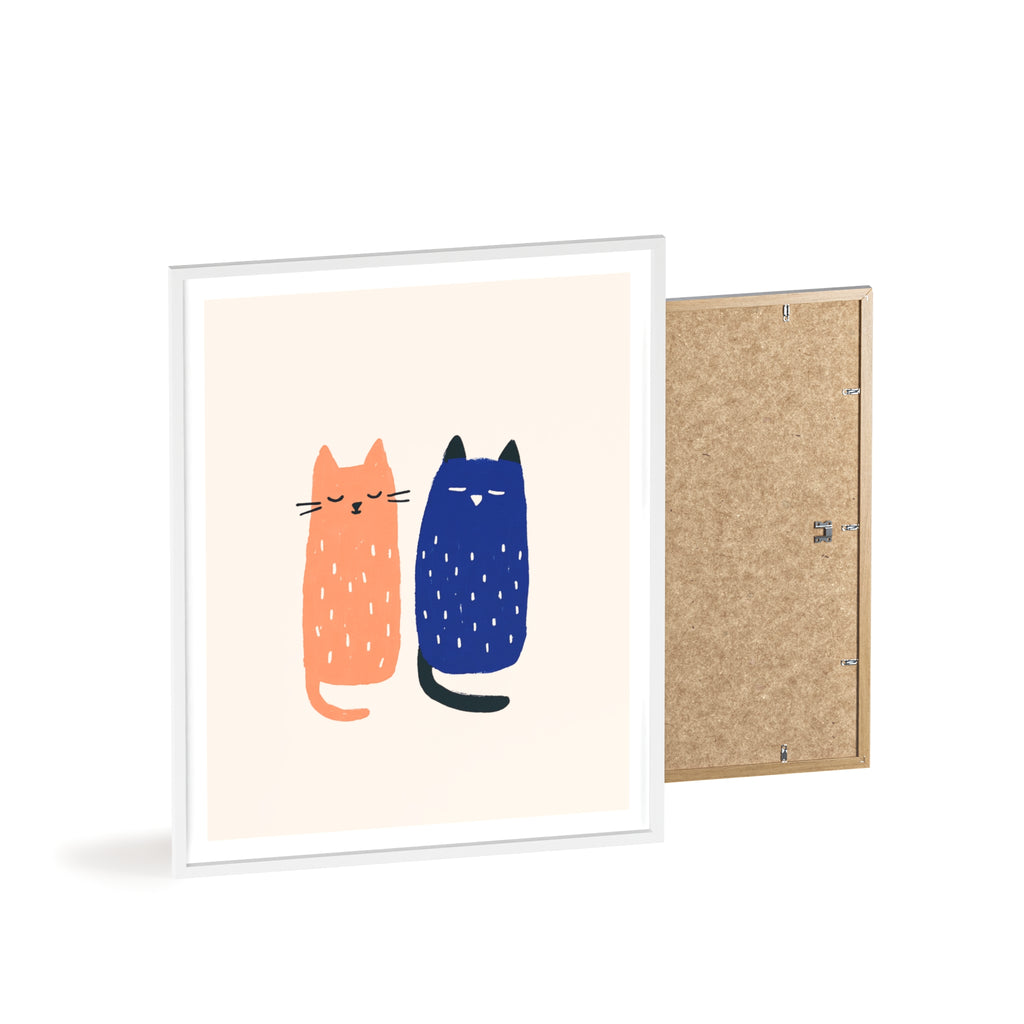Side by Side - Framed Art Print