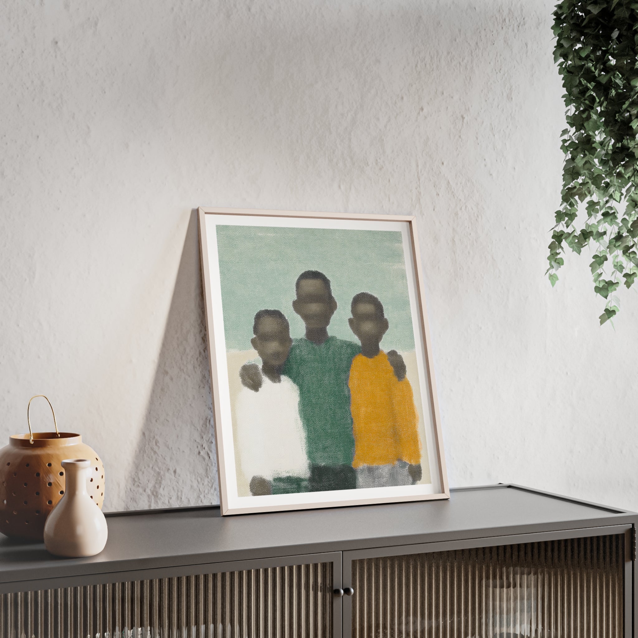 Three Together - Framed Art Print
